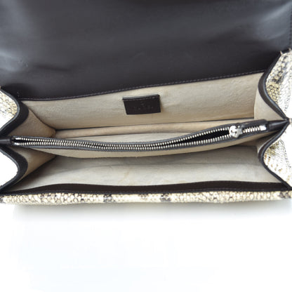 Gucci GG Supreme Monogram Python Embroidered Small Dionysus Shoulder Bag 6 of 18
