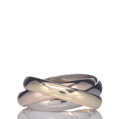 Cartier 18K Pink Yellow White Gold Classic Trinity Ring 52 6 3 of 5