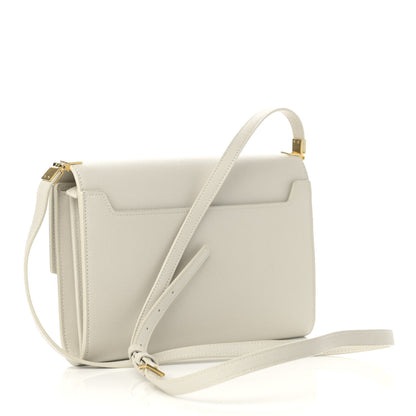 Saint Laurent Grain de Poudre Mini Uptown Crossbody Bag Porcellana 3 of 12