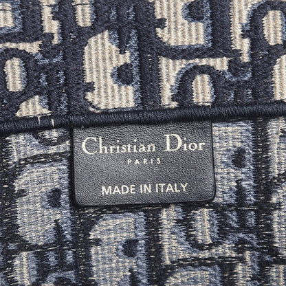 Christian Dior Oblique Book Tote Blue Multicolor 6 of 7