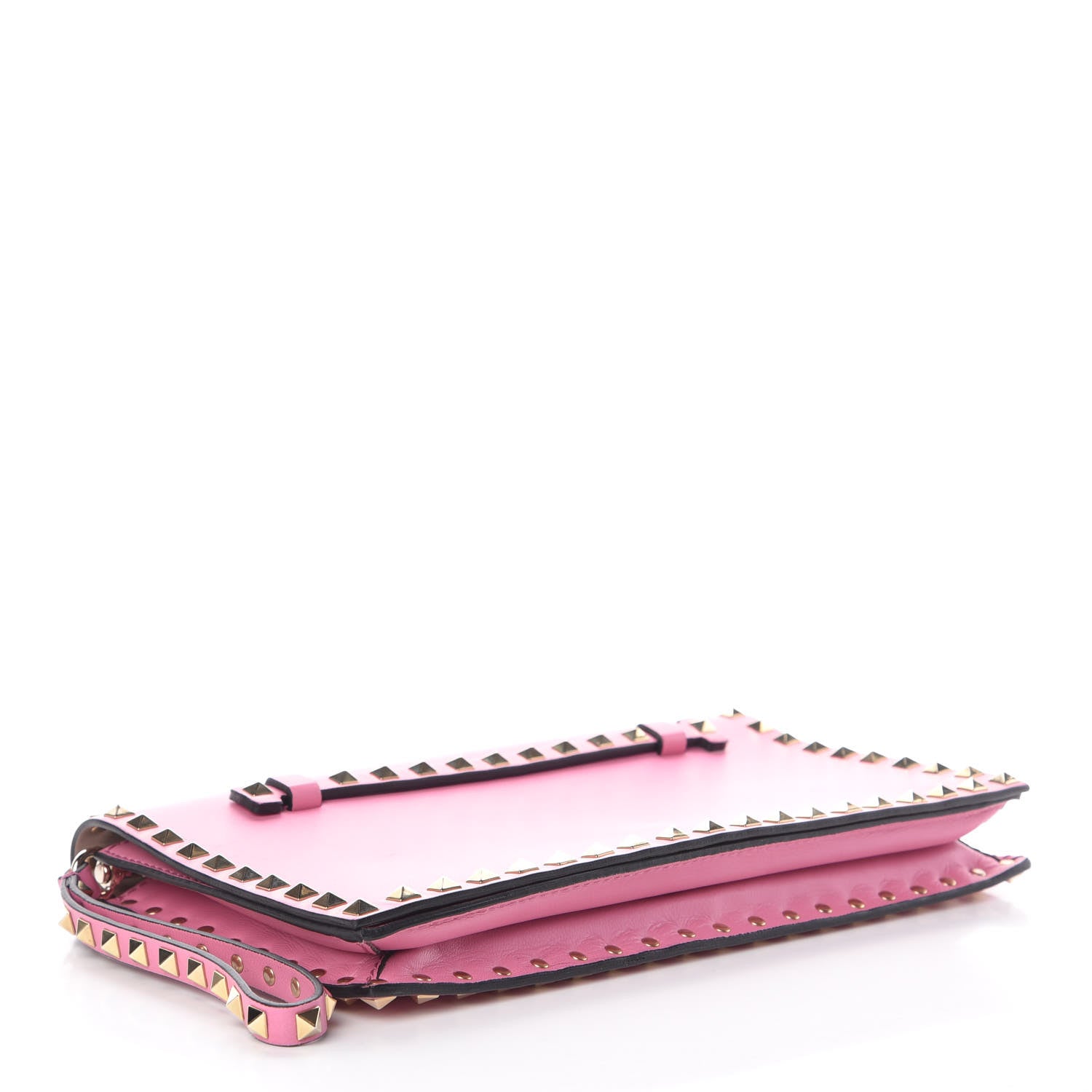 Valentino Garavani Nappa Rockstud Wristlet Clutch Ninphea 4 of 9