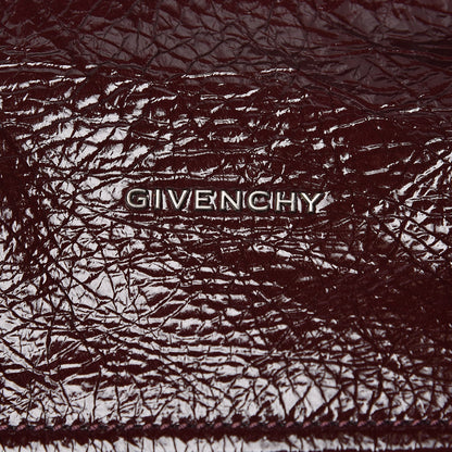 Givenchy Crinkled Patent Deerskin Mini Pandora Aubergine 6 of 8