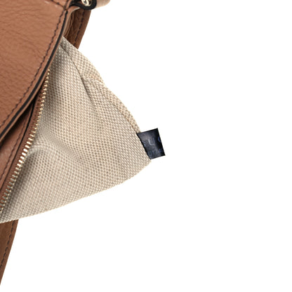 Gucci Pebbled Calfskin Medium Soho Flap Crossbody Camelia 8 of 12