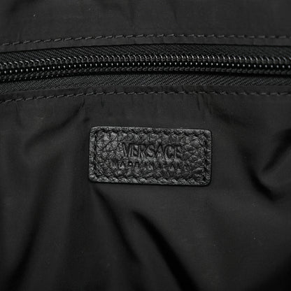 Versace Calfskin Medusa Briefcase Messenger Bag Black 6 of 14