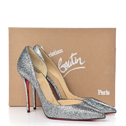 Christian Louboutin Nappa Mica Iriza 100 Pumps 39.5 Silver 10 of 10