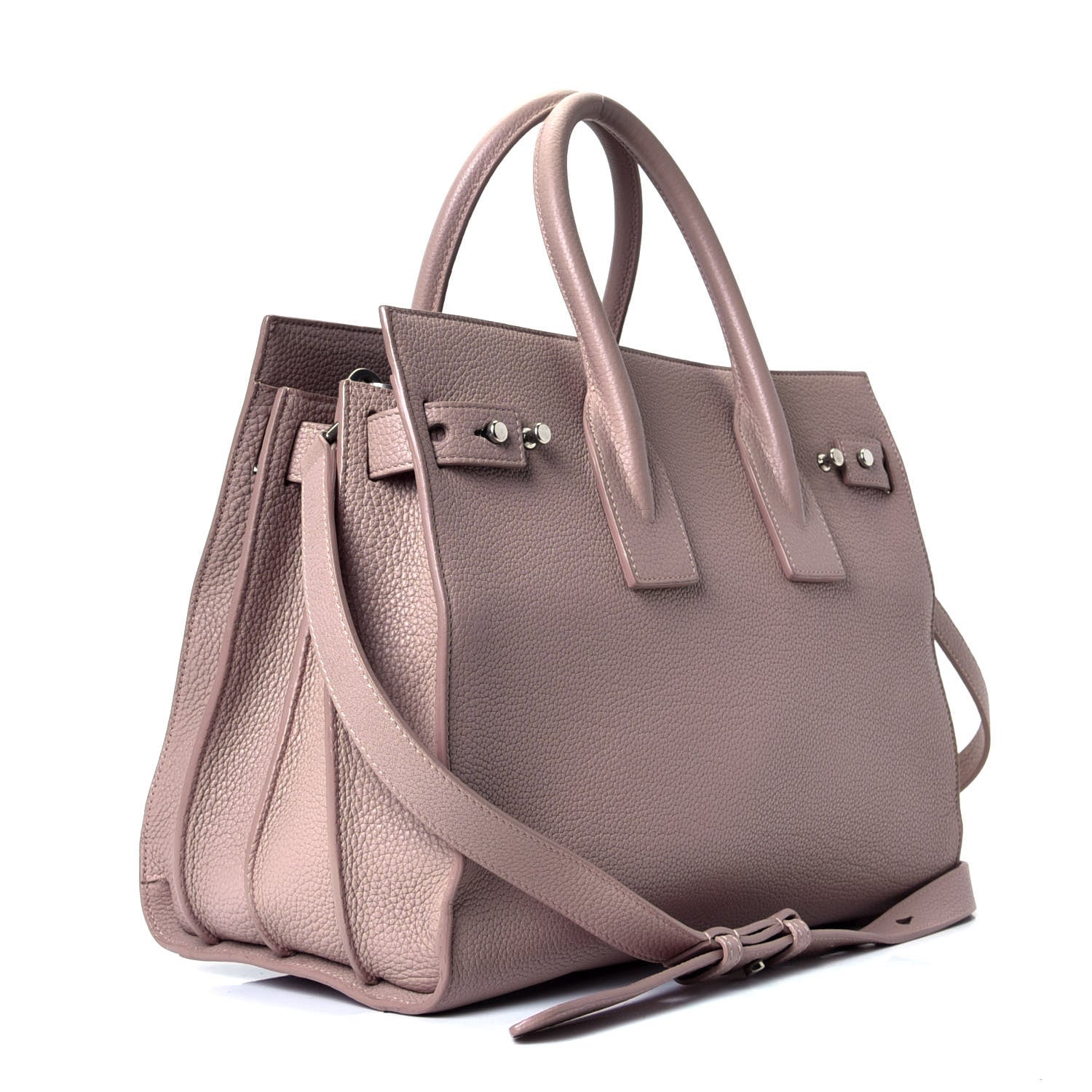 Saint Laurent Grained Calfskin Small Supple Sac De Jour Nude 2 of 4