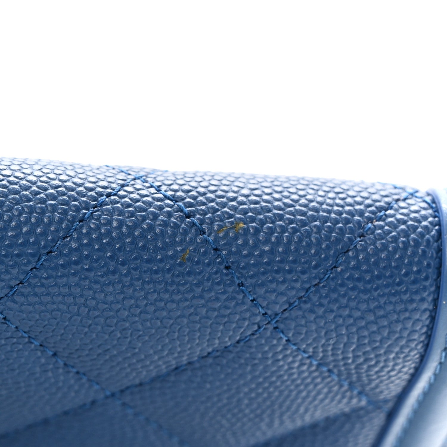 Chanel Caviar Quilted Medium Filigree Zip Around Wallet Dark Blue 9 of 11