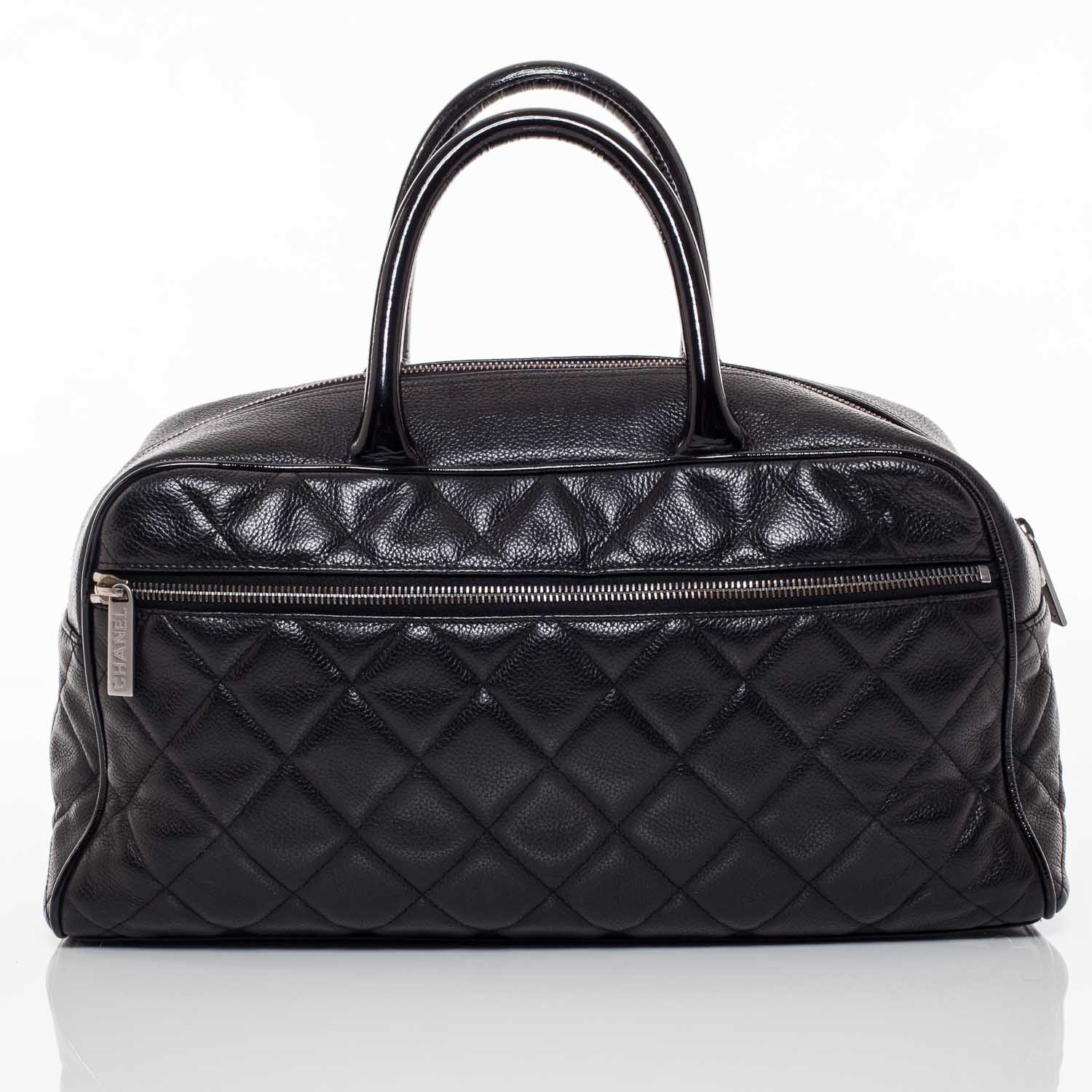 Chanel Caviar Quilted Boston Black 3 of 9