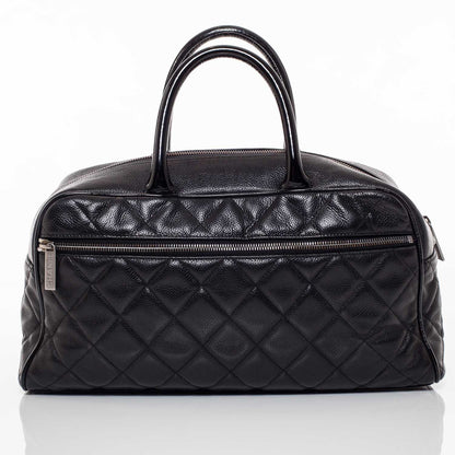 Chanel Caviar Quilted Boston Black 3 of 9