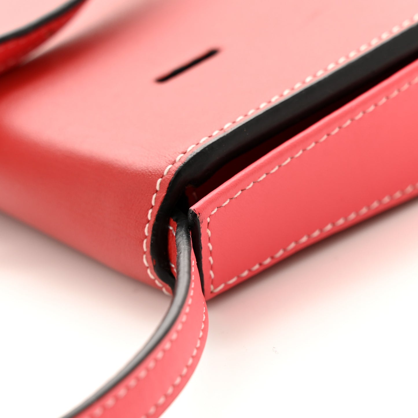 Soft Calfskin Heel Bag Pomodoro Poppy Pink