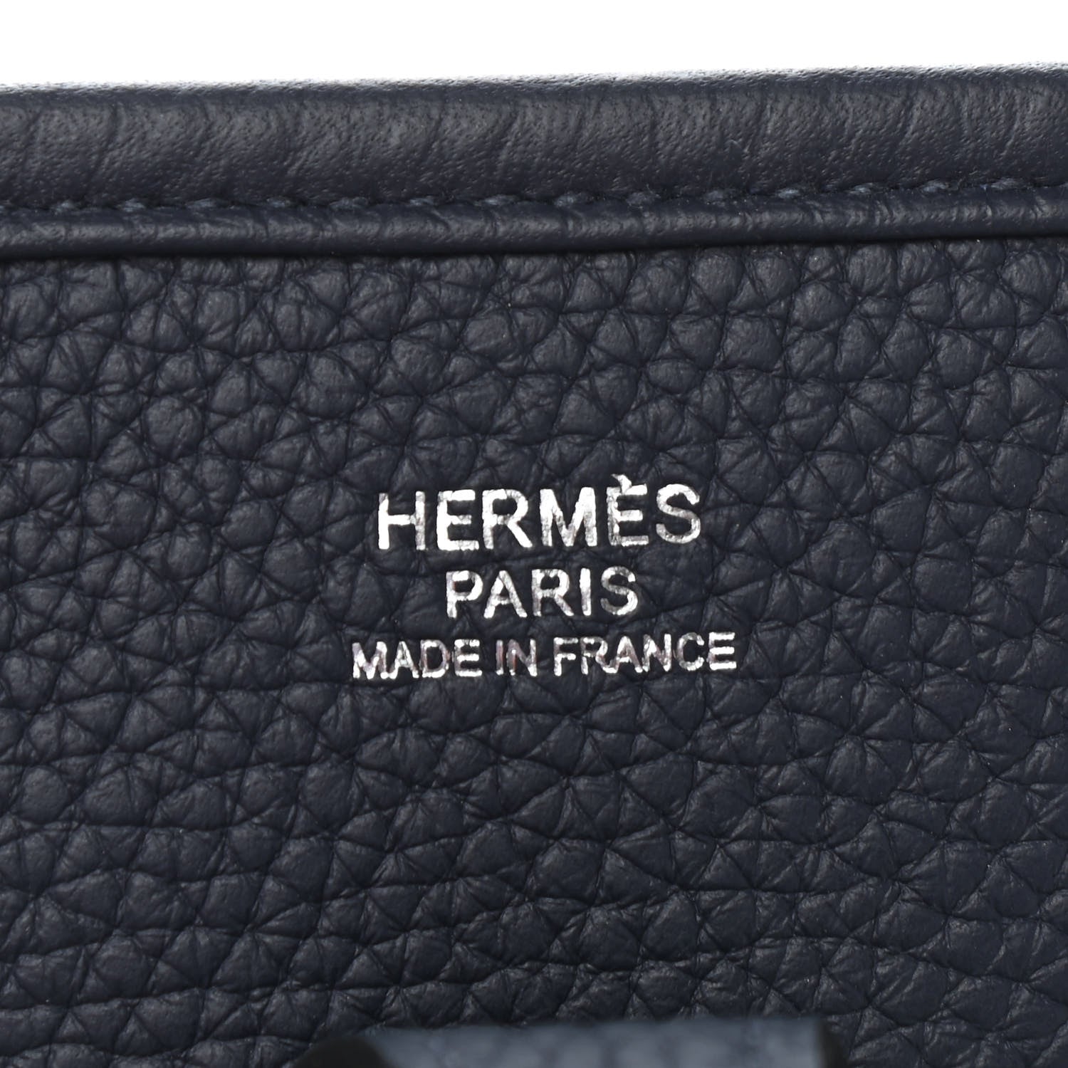 Hermes Taurillon Clemence Evelyne III PM Bleu Indigo 6 of 11