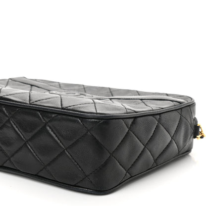 Chanel Lambskin Quilted CC Tassel Camera Case Black 11 of 11