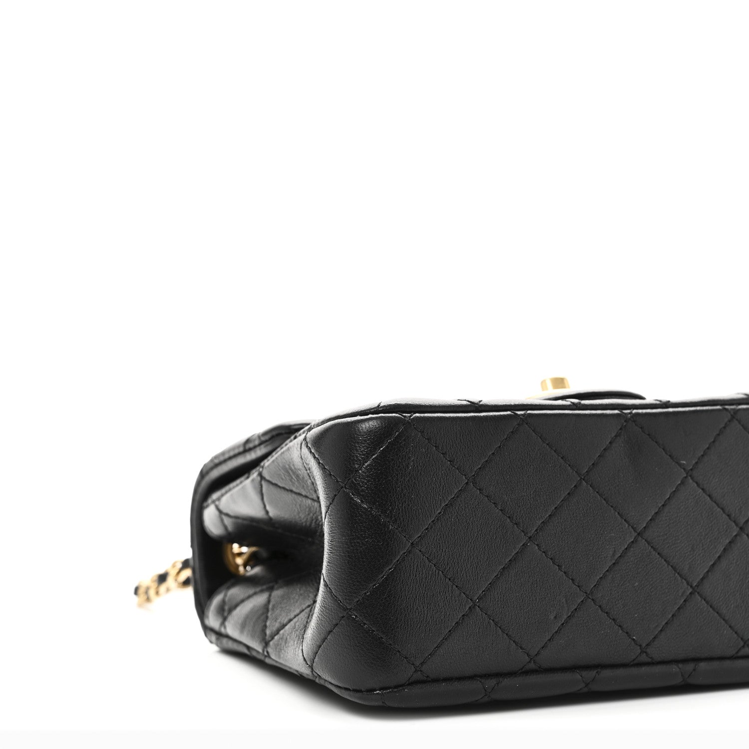 Chanel Lambskin Quilted Mini CC Crush Flap Black 8 of 10