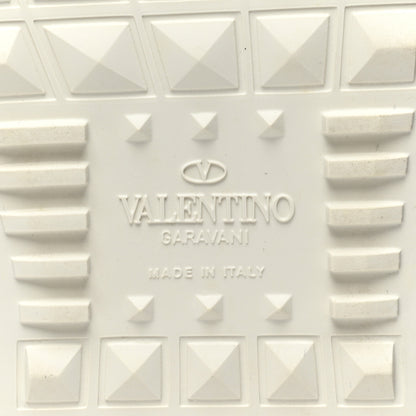 Valentino Garavani Calfskin Mink Fur Sneakers 37 White Rosso Valentino 7 of 11