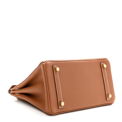 Hermes Togo Birkin 25 Gold 4 of 11