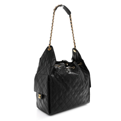 Chanel Caviar Quilted Medium Chanel 25 Handbag Black 4 of 12