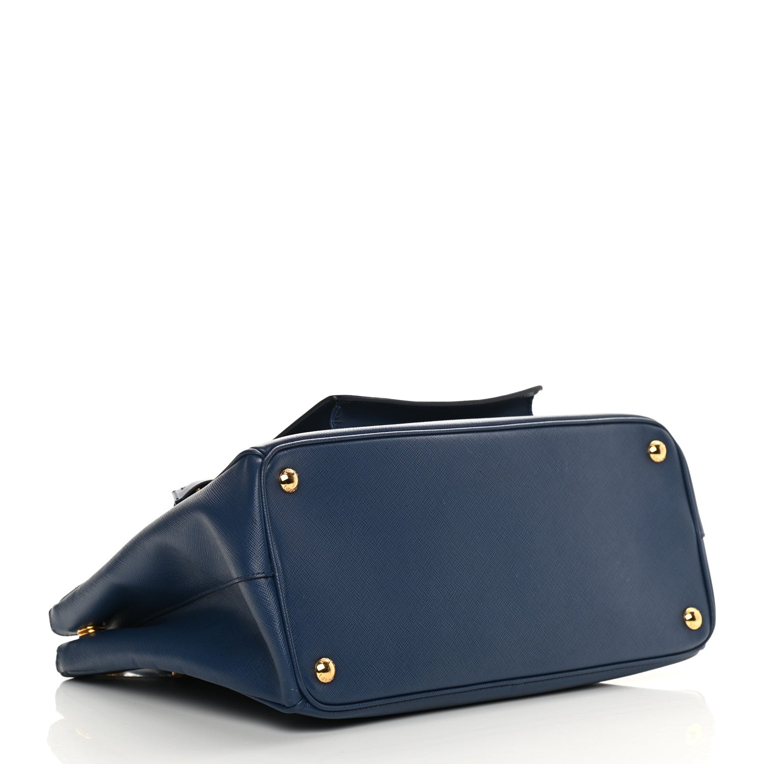 Prada Saffiano Lux Galleria Front Pocket Tote Bluette Cobalto 3 of 17