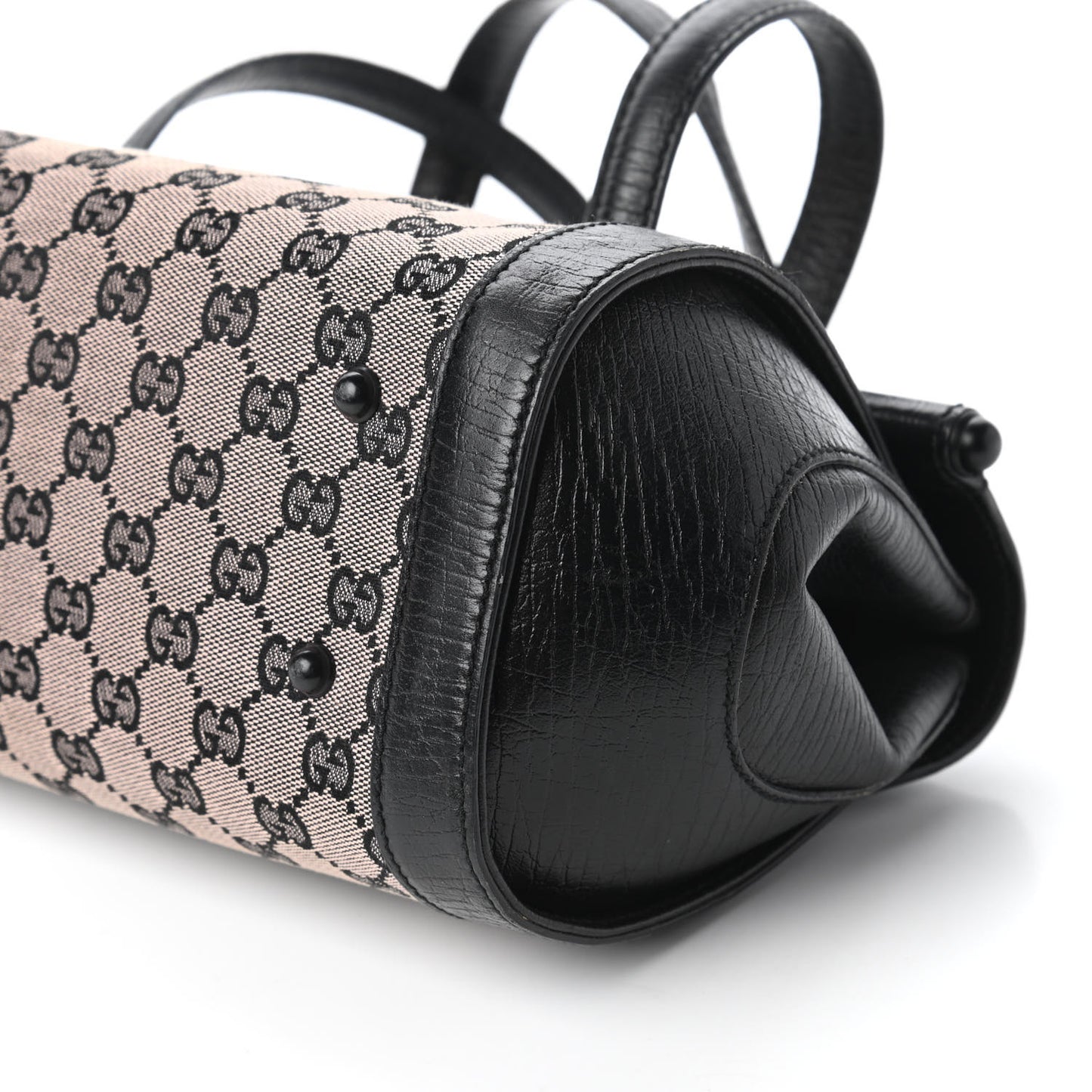 Monogram Bamboo Bullet Handbag Black
