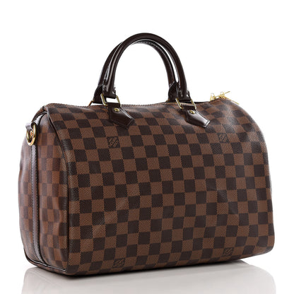 Louis Vuitton Damier Ebene Speedy Bandouliere 30 2 of 10