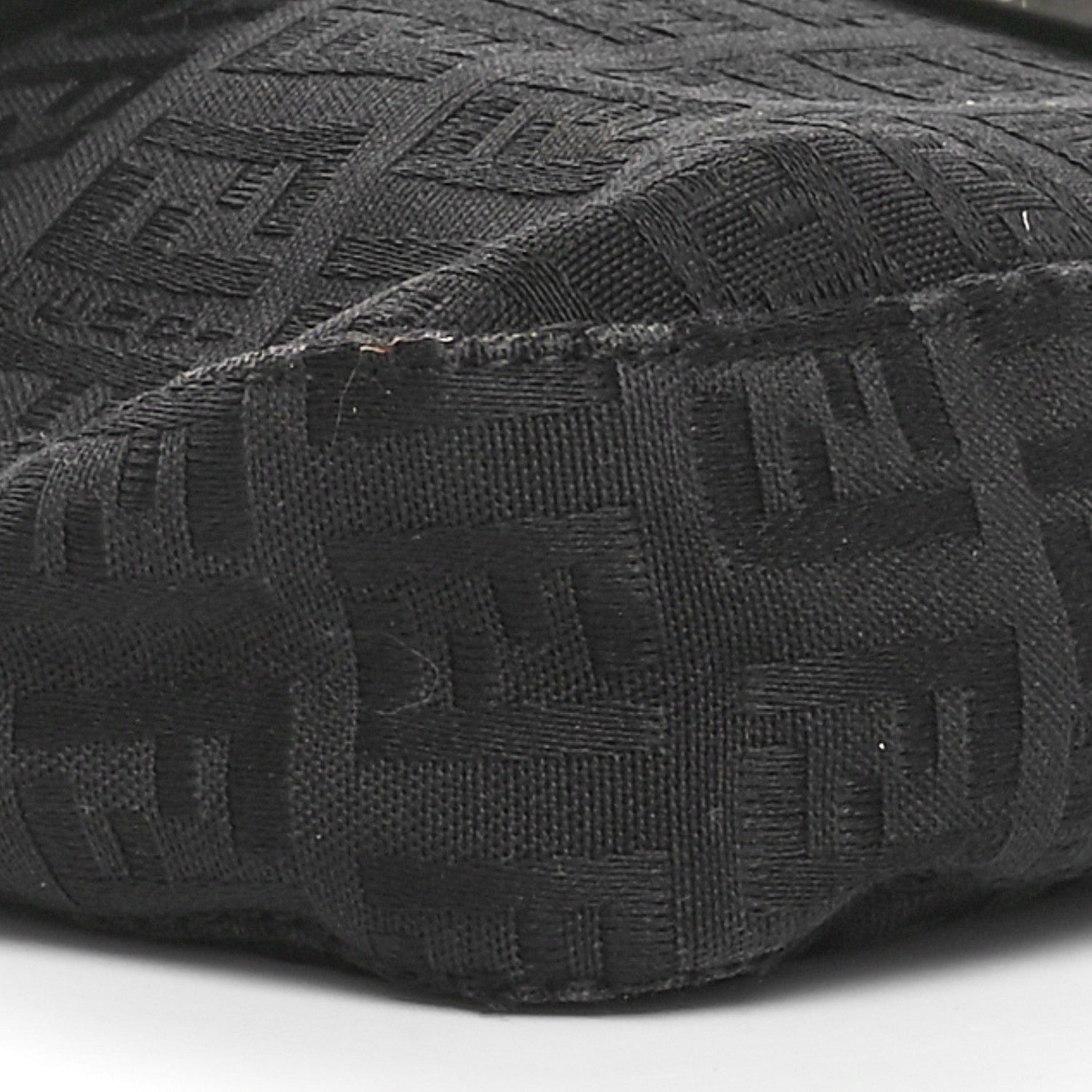 Fendi Nylon Zucca Baguette Black 9 of 10