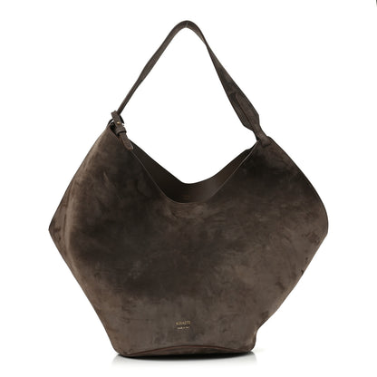 Khaite Suede Calfskin Medium Lotus Tote Cedar 1 of 10