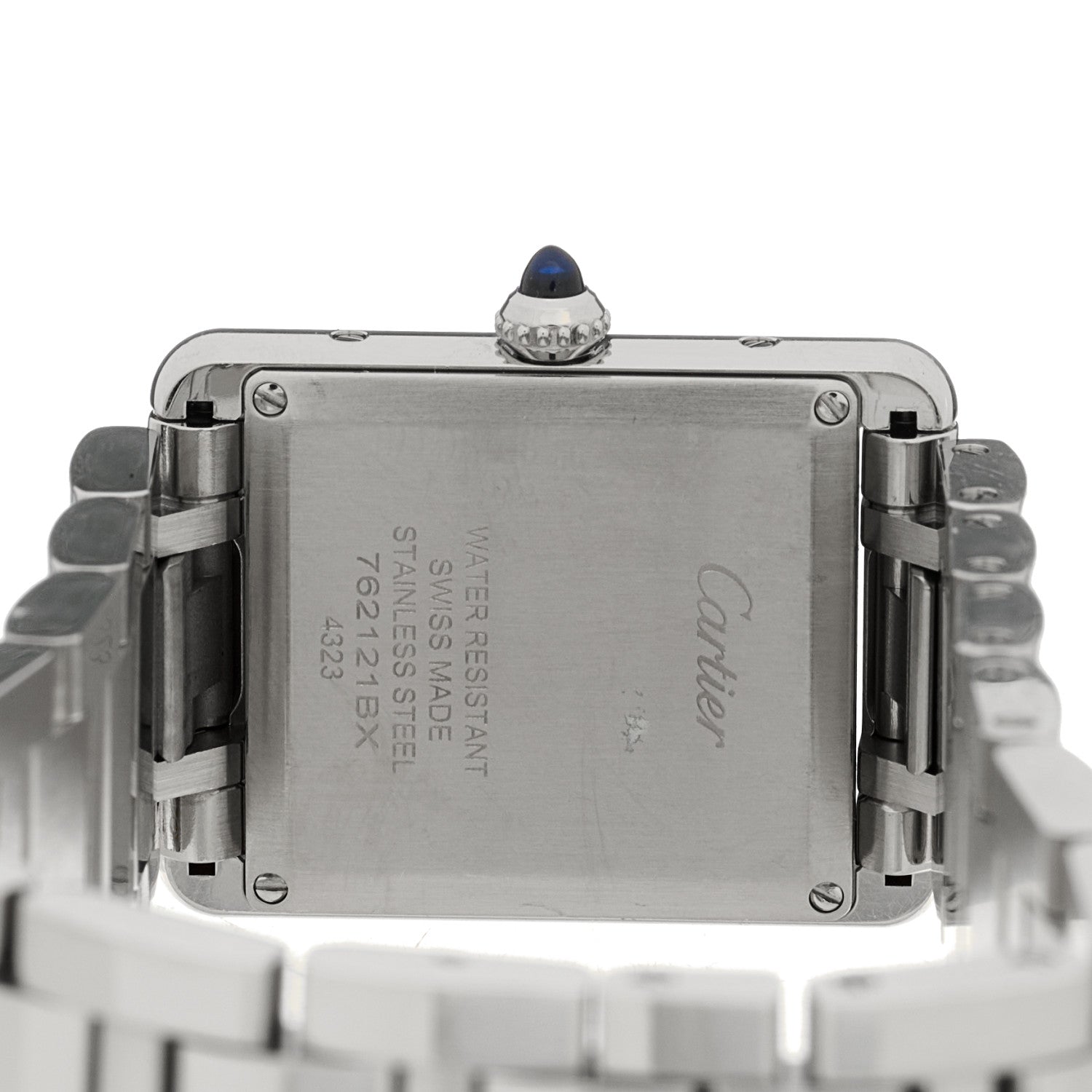 Cartier Stainless Steel 25mm Must de Cartier Tank Quartz Watch 4 of 4