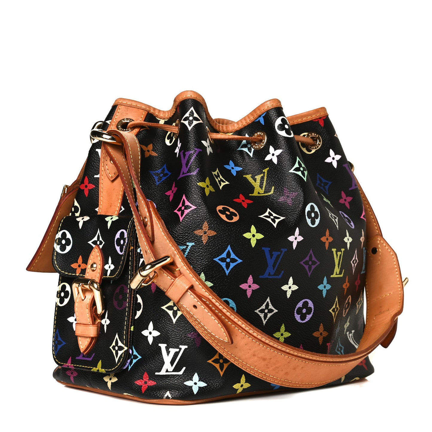 Monogram Multicolor Petit Noe Black