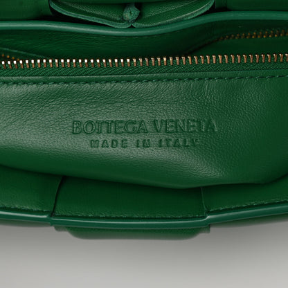 Bottega Veneta Nappa Maxi Intreccio Padded Cassette Crossbody Bag Racing Green 6 of 9