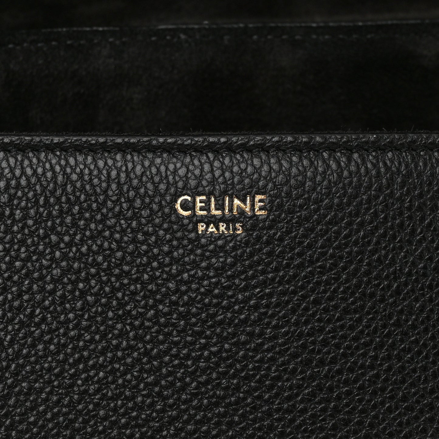 Supple Grained Calfskin Medium Soft 16 Bag Black