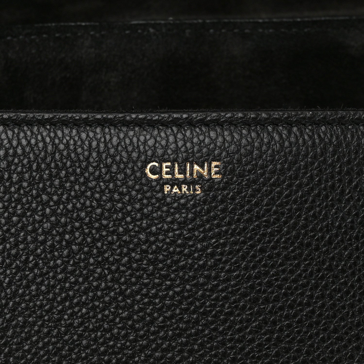 Celine Supple Grained Calfskin Medium Soft 16 Bag Black 7 of 12