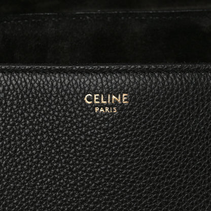 Celine Supple Grained Calfskin Medium Soft 16 Bag Black 7 of 12