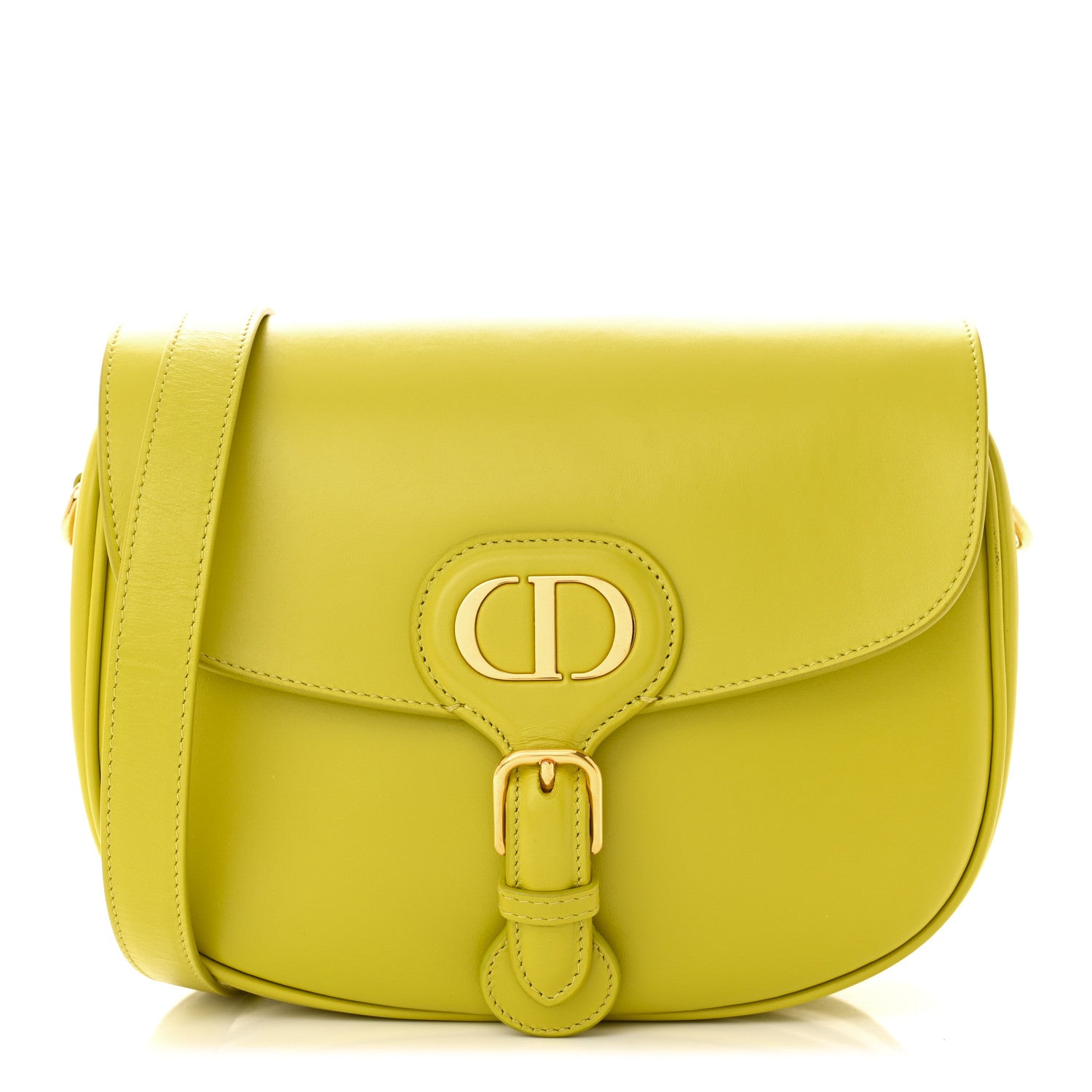 Christian Dior Box Calfskin Medium Bobby Flap Lime 1 of 9