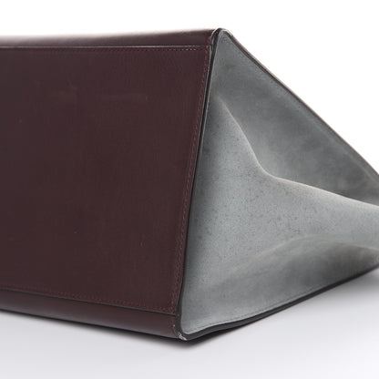 Celine Calfskin Suede Large Tri-Color Trapeze Dark Grey 8 of 17