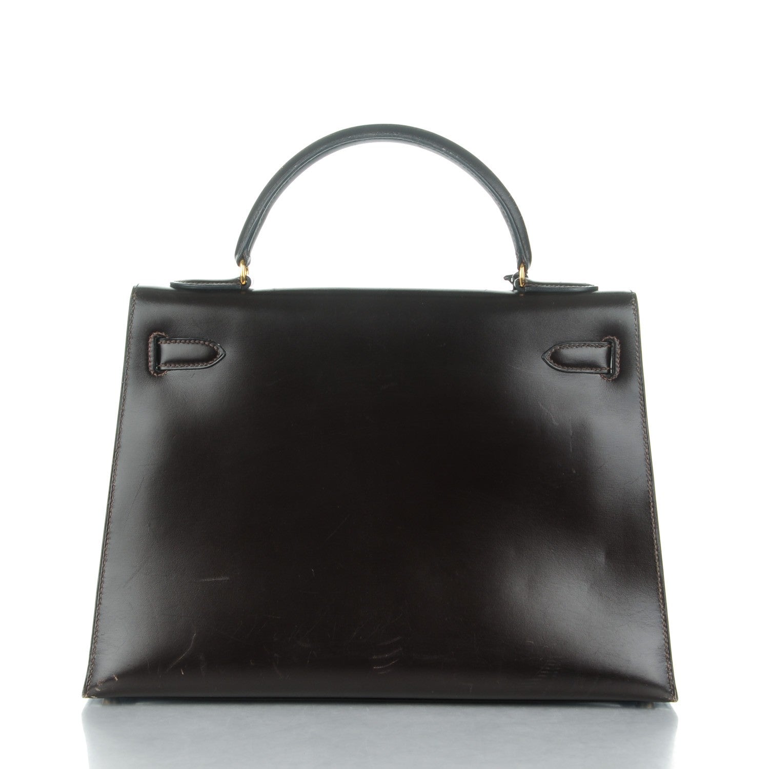 Hermes Box Kelly Sellier 32 Chocolate 4 of 25