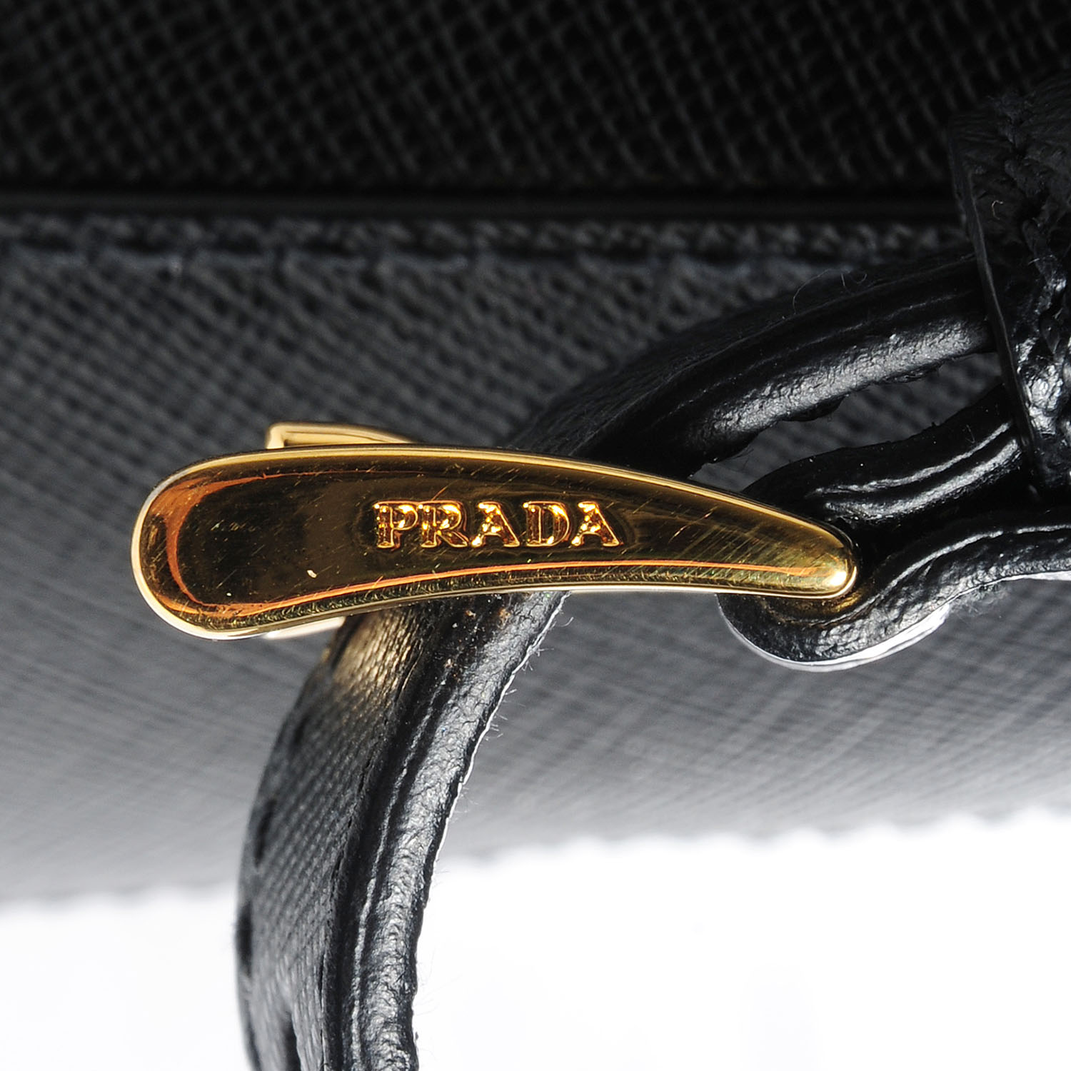 Prada Saffiano Lux Shoulder Bag Nero Black 11 of 12