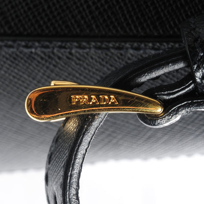 Prada Saffiano Lux Shoulder Bag Nero Black 11 of 12