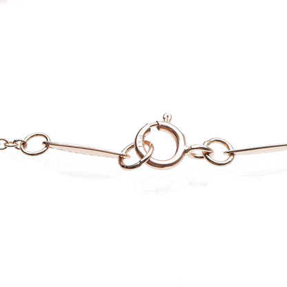 Tiffany 18K Rose Gold Diamond .09ctw Elsa Peretti Diamonds by the Yard Bracelet 3 of 8