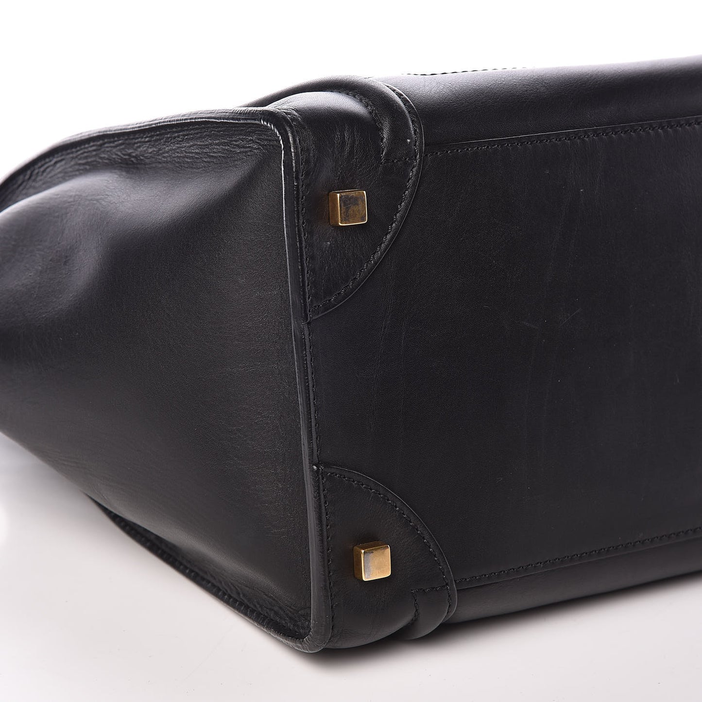 Smooth Calfskin Mini Luggage Black