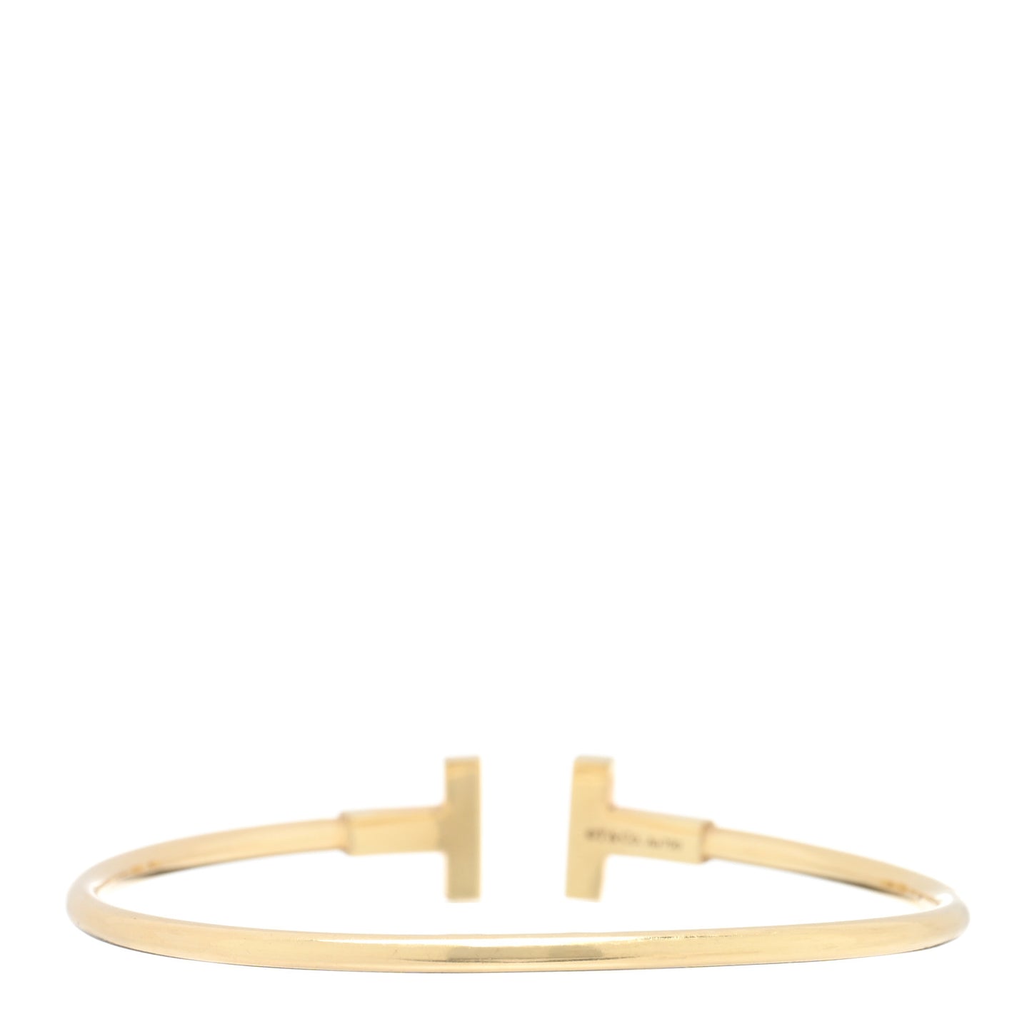 18K Yellow Gold T Wire Bracelet