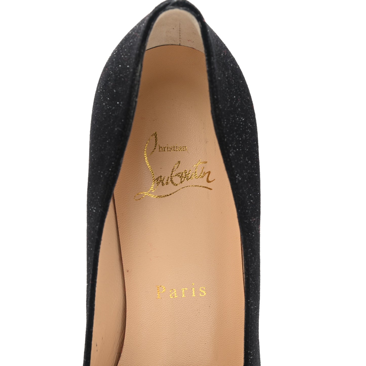 Glitter Decoltish 85 Pumps 36.5 Black