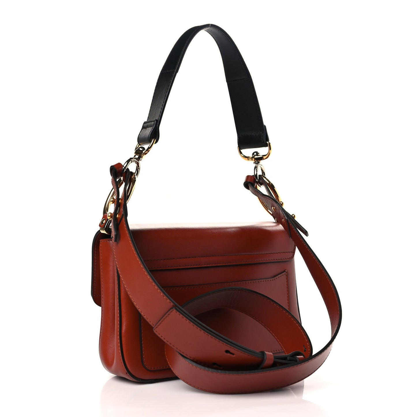 Calfskin Small C Double Carry Sepia Brown