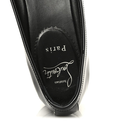 Christian Louboutin Patent Calfskin Mamaflirt 30mm Bow Pumps 39.5 Black 7 of 8