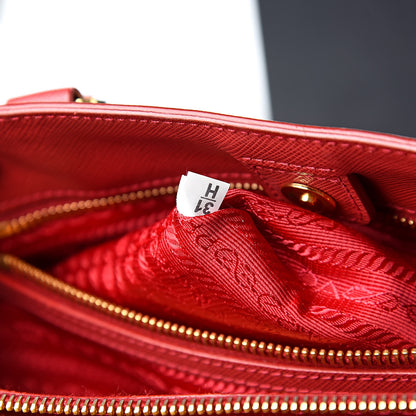 Prada Saffiano Lux Medium Tote Fuoco 7 of 16