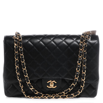 Chanel Caviar Maxi Single Flap Black 1 of 9
