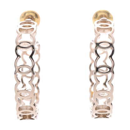Chanel Metal CC Hoop Earrings Gold 1 of 5