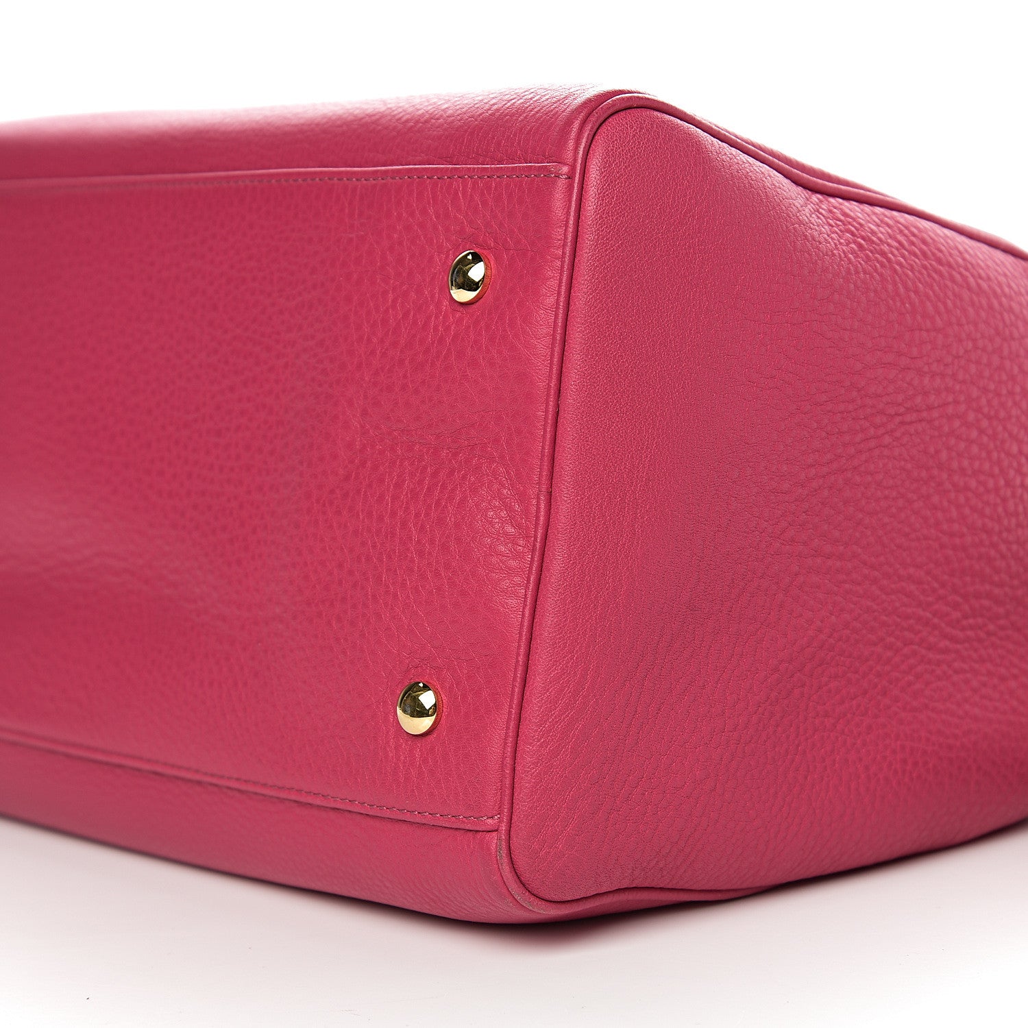 Versace Cervo Embossed Vitello Signature Duffle Bag Pink 8 of 9