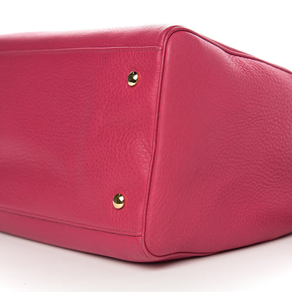 Versace Cervo Embossed Vitello Signature Duffle Bag Pink 8 of 9