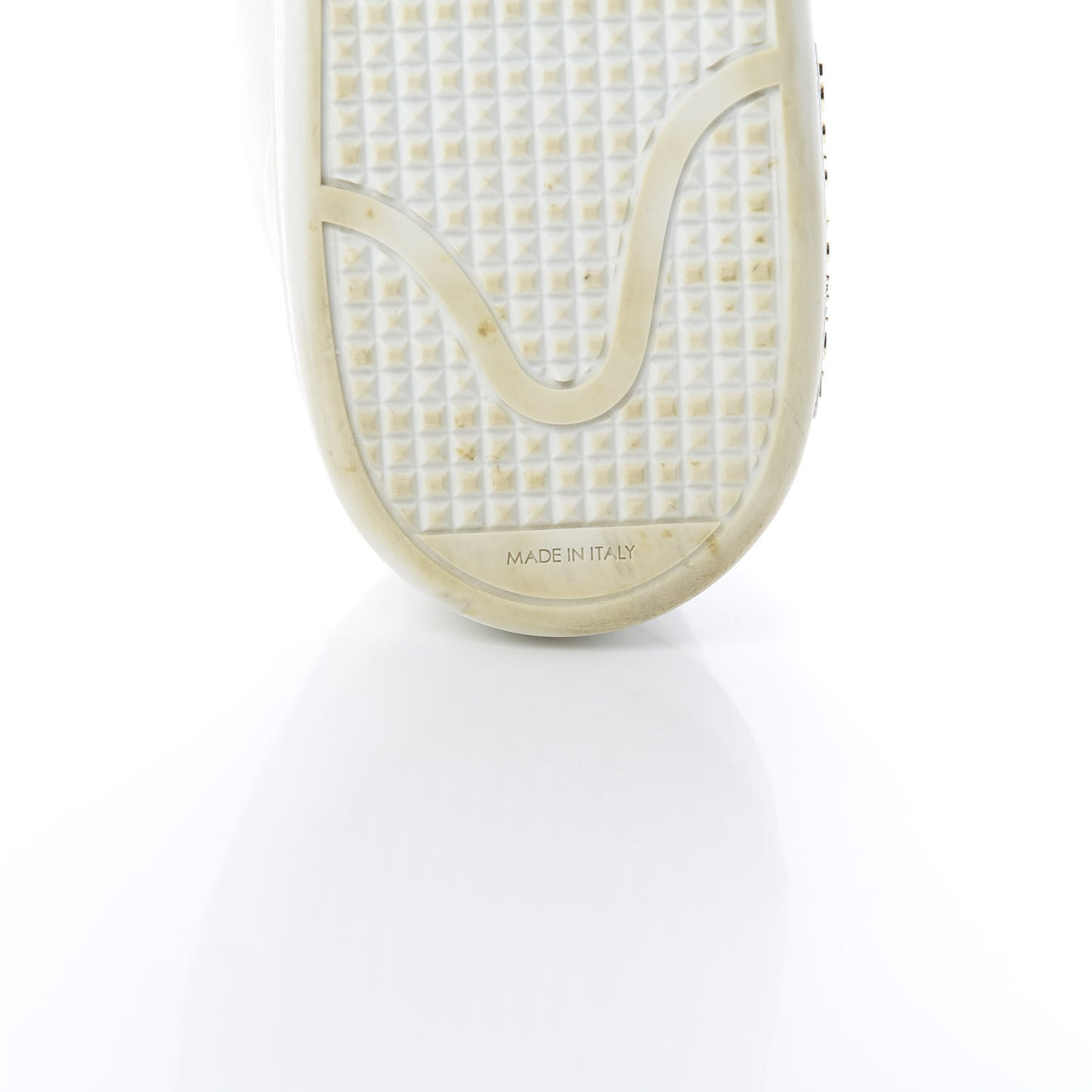 Calfskin Front Row Sneaker 38.5 White