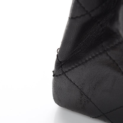 Chanel Lambskin Quilted Medium Double Flap Black 20 of 22