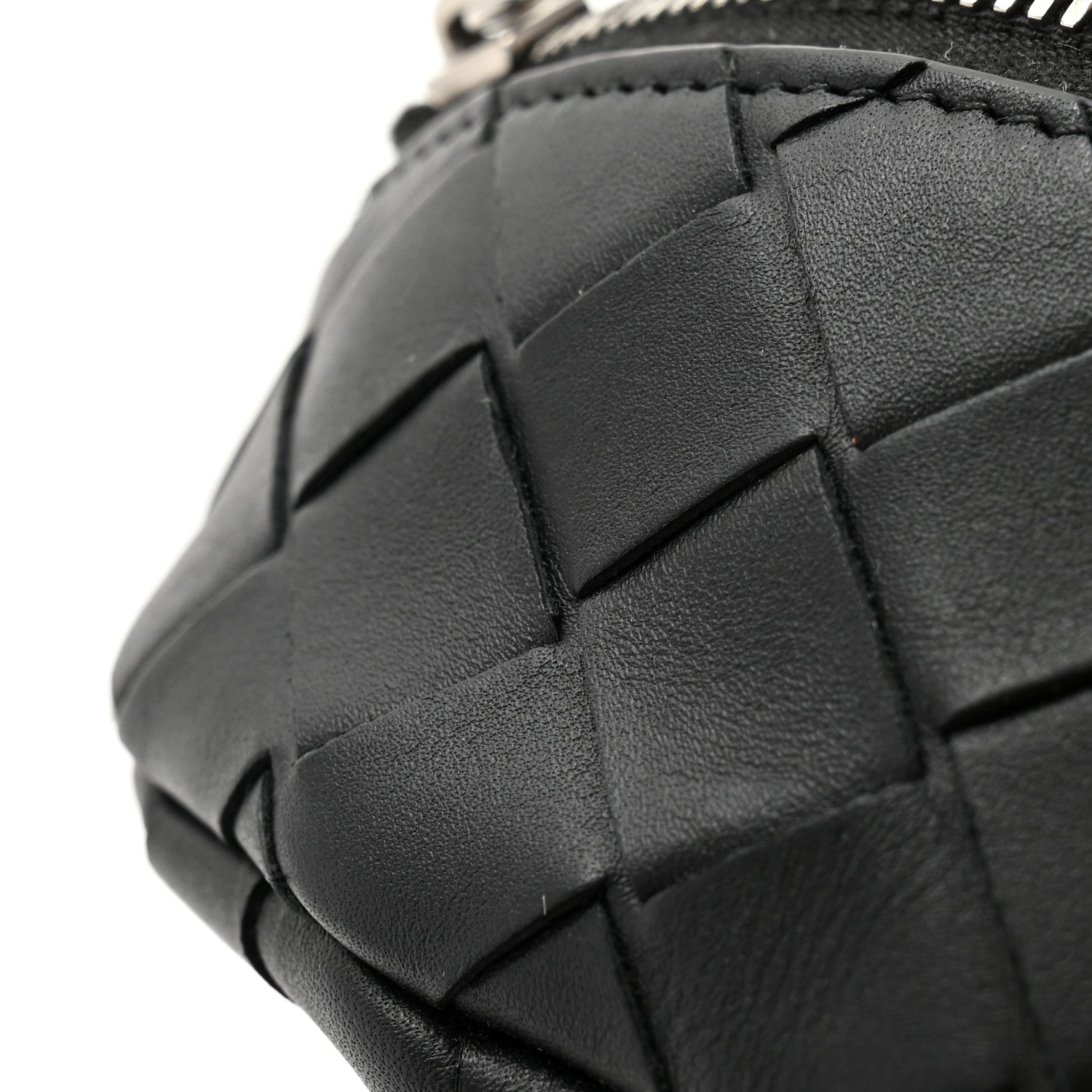 Bottega Veneta Nappa Intrecciato Wrist Pouch Black 9 of 9